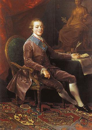 Pompeo Batoni Portrait of Paul I of Russia oil painting image